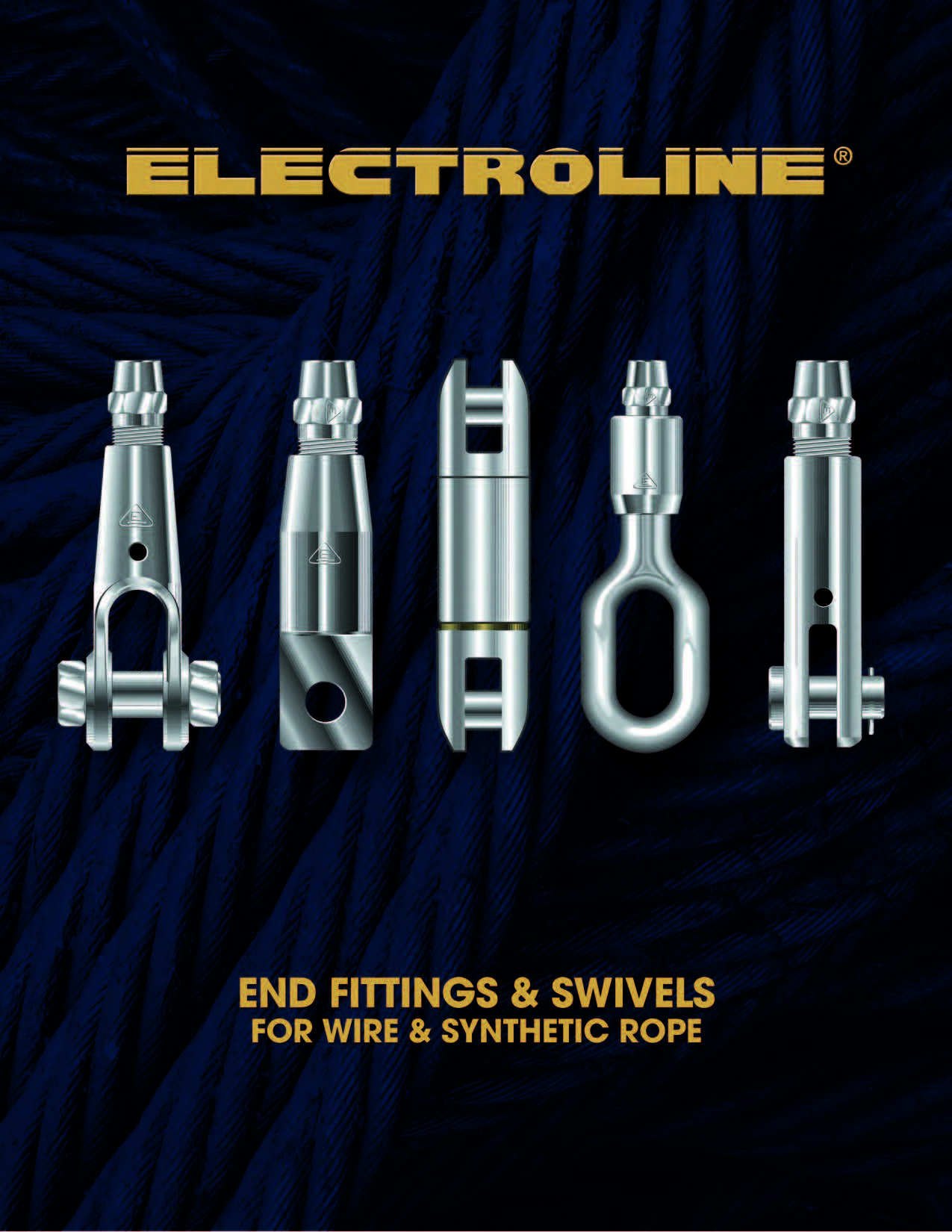 Esmet/Electroline end fittings, swivels, and turnbuckles